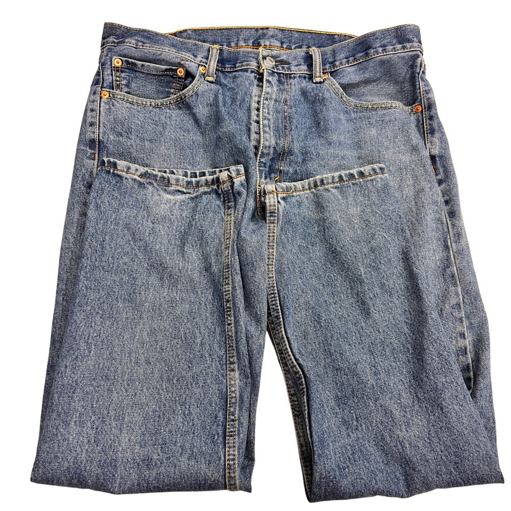 Levi's Men's 505 100% cotton size 38x30 Regular Fit Straight Leg Jeans